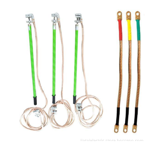 Portable Ground Earth Stick with Clamp and Wire Set - 0.4-500KV
